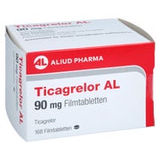 Ticagrelor Al 90 Mg Filmtabletten 168 St