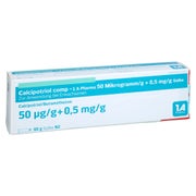 Calcipotriol Comp-1a Pharma 50 µg/g + 0,5mg/g Sal. 60 g