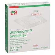 Suprasorb P Sensiflex Border Lite 15x15cm 10 St