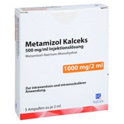Metamizol Kalceks 500 Mg/ml 2 Ml Inj.-lsg.amp. 5X2 ml