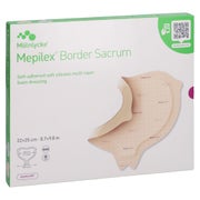 Mepilex Border Sacrum Schaumverb.22x25 Cm Steril 5 St