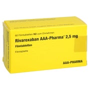 Rivaroxaban Aaa-pharma 2,5 Mg Filmtabletten 60 St