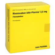 Rivaroxaban Aaa-pharma 2,5 Mg Filmtabletten 200 St