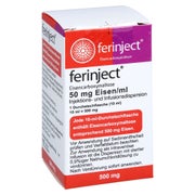 Ferinject 50 Mg Eisen/ml Inj.-/inf.-dispers.500mg 1X10 ml