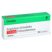 Zopiclon Grindeks 7,5 Mg Filmtabletten 20 St