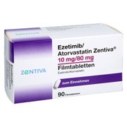 Ezetimib/atorvastatin Zentiva 10 Mg/80 Mg Filmtab. 90 St