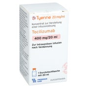 Tyenne 20 Mg/ml 400 Mg Konz.z.herst.inf.-lsg.dsfl. 1 St
