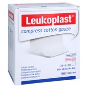 Leukoplast Compress Cotton Gauze 10x10cm Ste.8f 25X2 St