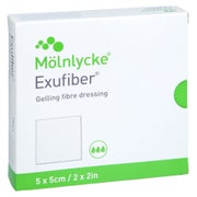 Exufiber 5x5 Cm Gel-faserverband 10 St