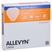 Allevyn Sacrum Klein 17x17 Cm Wundverband Haftend 10 St