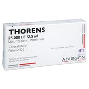 Thorens 25.000 I.e./2,5 Ml Lsg.z.einn. Ed-flasche 4 St