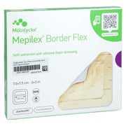 Mepilex Border Flex Schaumverb.haft.7,5x7,5 Cm 5 St