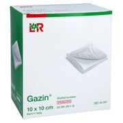 Gazin Mullkomp.10x10 Cm Steril 8fach 25X2 St