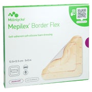 Mepilex Border Flex Schaumverb.haft.12,5x12,5 Cm 5 St