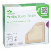 Mepilex Border Flex Lite Schaumverband 10x10 Cm 5 St