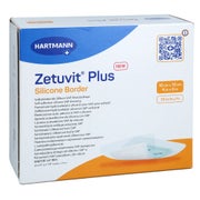 Zetuvit Plus Silicone Border Steril 10x10 Cm 10 St