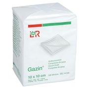 Gazin Mullkomp.10x10 Cm Unsteril 8fach Op 100 St