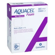 Aquacel Foam Nicht Adhäsiv 5x5 Cm Verband 10 St