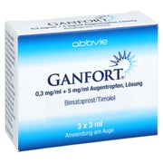 Ganfort 0,3 Mg/ml + 5 Mg/ml Augentropfen 3X3 ml
