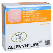 Allevyn Life 10,3x10,3 Cm Silikonschaumverband 10 St