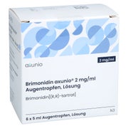 Brimonidin Axunio 2 Mg/ml Augentropfen Lösung 6X5 ml