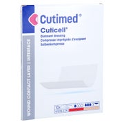 Cutimed Cuticell Salbenkompresse 7,5x7,5 Cm 10 St