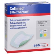 Cutimed Siltec Sorbact B Pu-verb.15x15 Cm 12 St