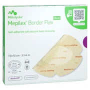 Mepilex Border Flex Schaumverb.haft.7,8x10 Cm Oval 5 St