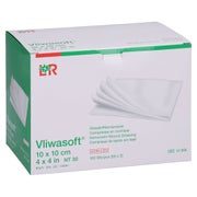 Vliwasoft Vlieskompressen Steril 10x10 Cm 6l. 50X2 St