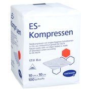 Es-kompressen Unsteril 10x10 Cm 8fach 100 St