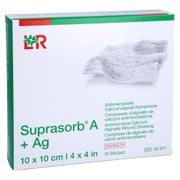 Suprasorb A+ag Antimik.cal.alginat Kompr.10x10 Cm 10 St