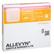 Allevyn Gentle Border Lite 10x10 Cm Schaumverb. 10 St