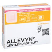 Allevyn Gentle Border Lite 5x5 Cm Schaumverb. 10 St