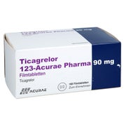Ticagrelor 123-acurae Pharma 90 Mg Filmtabletten 168 St