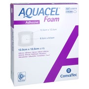 Aquacel Foam Adhäsiv 12,5x12,5 Cm Verband 10 St