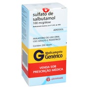 Sulfato De Salbutamol Aeros.100 µg/sprühstoß Bra 1 St