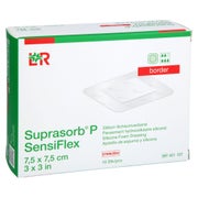 Suprasorb P Sensiflex Border 7,5x7,5cm 10 St