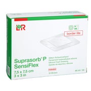 Suprasorb P Sensiflex Border Lite 7,5x7,5cm 10 St