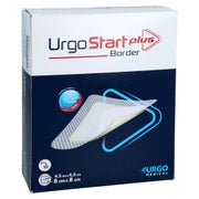 Urgostart Plus Border 8x8 Cm Wundverband 10 St