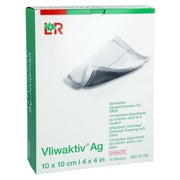 Vliwaktiv Ag Aktivkohle Saugkomp.m.silber 10x10 Cm 10 St