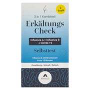 Aspilos Selbsttest Erkältungscheck Covid+infl.a+b 2 St
