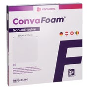 Convafoam Schaumverband Nicht-adhäsiv 20x20 Cm 5 St