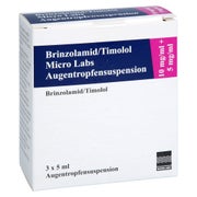 Brinzolamid/timolol Micro Labs 10+5 Mg/ml At-susp. 3X5 ml