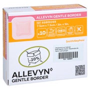 Allevyn Gentle Border 7,5x7,5 Cm Schaumverb. 10 St