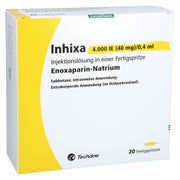 Inhixa 4.000 I.e. 40 Mg/0,4 Ml Inj.-lsg.i.e.f.-sp. 20 St