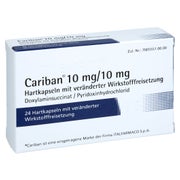 Cariban 10 Mg/10 Mg Hartk.m.veränd.wirkst.-frs. 24 St