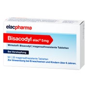 Bisacodyl Elac 5 Mg Magensaftresistente Tabletten 20 St