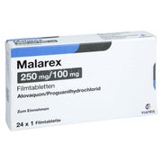 Malarex 250 Mg/100 Mg Filmtabletten 24 St
