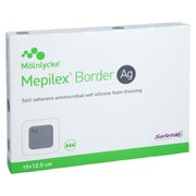 Mepilex Border Ag Schaumverb.10x12,5 Cm Steril 5 St