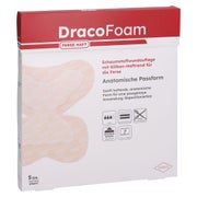 Dracofoam Schaumstoff Wundauflage Ferse Haft 5 St